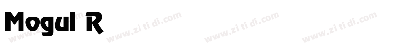 Mogul Revue Bold字体转换